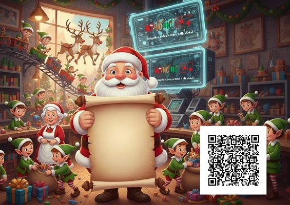 Inteligência Artificial do Papai Noel convoca a população para transformar desejos em realidade