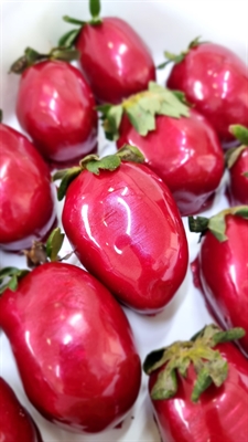 O Morango do Amor é a febre culinária do momento (Foto: Chocolateria da Isa)