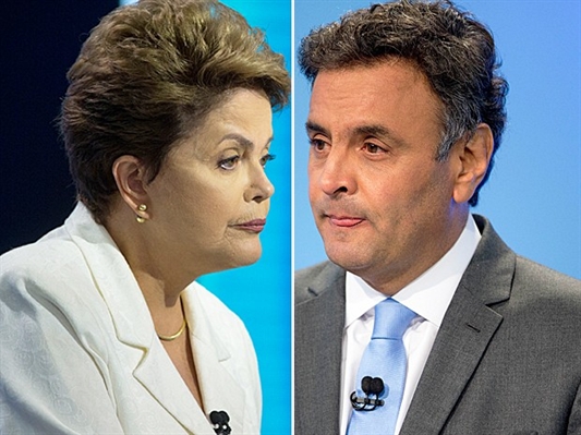 Durante todo o debate, eles se trataram por "candidato" ou "candidata", sem se dirigirem um ao outro pelos nomes