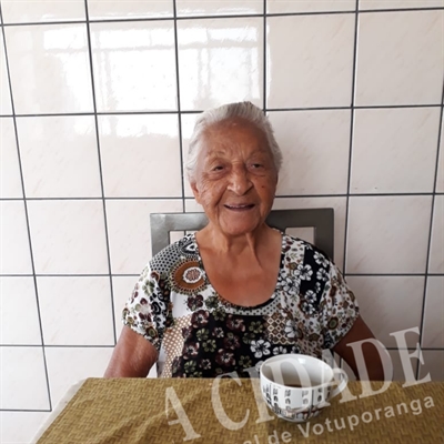 Luzia de Moraes Zanfolin, 96 anos (Foto: Arquivo Pessoal/A Cidade)