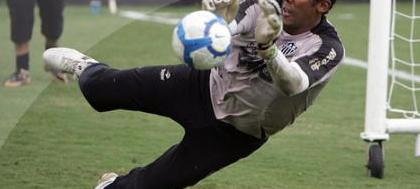 Goleiro Aranha quer ganhar espaço no Santos