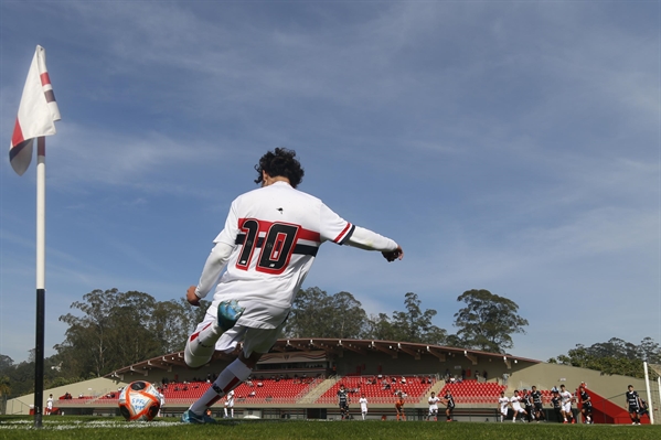 O São Paulo venceu o CAV por 11 a 0 (Foto: Miguel Schincariol / São Paulo FC)