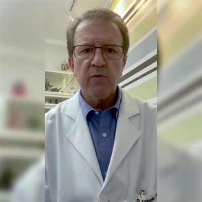 O médico pediatra Dr. Antônio Seba reforçou o alerta para que os pais mantenham os cuidados contra a gripe com seus filhos (Foto: Reprodução)