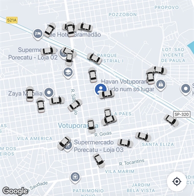 Demora para conseguir corridas por aplicativos incomoda moradores de Votuporanga no período de Natal (Foto: Reprodução)