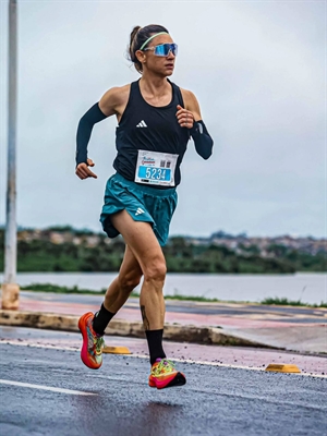 Karina Franzin correrá novamente na elite da principal corrida de rua do Brasil (Foto: Arquivo pessoal)