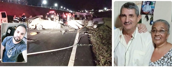 Um acidente na madrugada do dia 7, envolvendo um Kia/Optima e uma camionete GM/S10 resultou na morte de três pessoas, no km 518 da rodovia Euclides da Cunha (Foto: Reprodução)