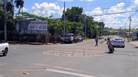 A empresa Contransin já iniciou a instalação de três conjuntos de semáforos na Avenida das Nações, no acesso ao Pacaembu (Foto: A Cidade)