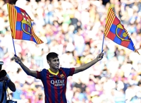 Craque em sua apresentação no Camp Nou