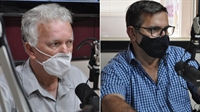 Antônio Carlos Curte, acompanhado do voluntário Alicio Simiolli esteve nos estúdios da rádio Cidade FM e contou sobre a preparação do leilão (Fotos: A Cidade)