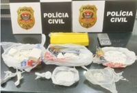 A ação ocorreu nesta quinta-feira (4) e também resultou na apreensão de mais de 1,5 kg de cocaína (Foto: Divulgação)