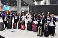 Dos 53 estudantes aptos a participar, 10 representantes integraram a delegação brasileira que viajou para a competição (Foto: Divulgação)