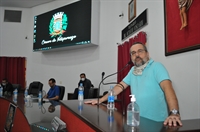 O ex-ministro, Abraham Weintraub, esteve em Votuporanga e analisou o cenário político para as eleições deste ano (Foto: A Cidade)