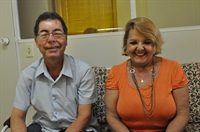Hermelinda Marcaci Olivo e Jorge de Paula Ribeiro Filho falaram sobre o dia