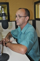 José Antônio Pereira dos Santos, o Colinha, esteve na Rádio Cidade 
