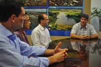 Marão recebeu o novo diretor do Senai/Cemad, Cesar Batista