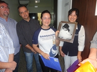 Enfermeira recebeu homenagens de toda equipe do hospital