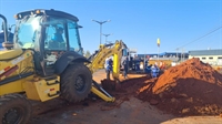As equipes da autarquia, que trabalharam no local desde o último dia 30 (Foto: Saev Ambiental)