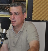 Marcelo Stringari esteve ontem na Rádio Cidade