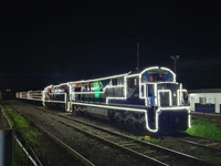 Quem quiser dar uma olhada nos ‘vagões iluminados’ vai precisar agilizar os planos, porque a comitiva já parte amanhã, às 19h (Foto: Reprodução/Cidadão)