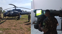 No quartel de artilharia, a turma pôde conhecer radares, lançadores de míssil de última geração, simuladores e até um helicóptero (Fotos: Divulgação)