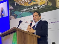 O prefeito Luis Henrique foi um dos convidados a discursar na 7ª edição do Conexidades  (Foto: Prefeitura de Jales)