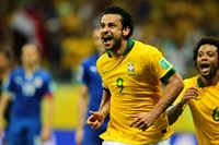 Dos 24 gols da Seleção Brasileira na era Felipão, Fred e Neymar fizeram 12 gols