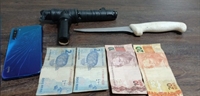 Menor usa arma falsa para roubar celular, mas é apreendido pela PM em Votuporanga