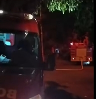 Casa pega fogo no bairro São Cosme em Votuporanga