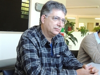 Duran esteve ontem no jornal A Cidade 