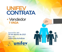 O processo de contratação será composto por três etapas: avaliação escrita, profissional e análise curricular (Imagem: Unifev)