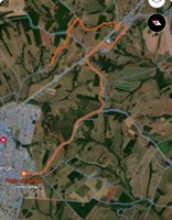 O ‘pedal’ está programado para acontecer no dia 24 de abril; na foto, o trajeto, de aproximadamente 16 km, do passeio (Imagens: Divulgação)