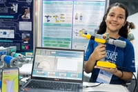Ana foi selecionada para a maior feira do mundo do mesmo assunto, a Feira Internacional de Ciências e Engenharia (Foto: Divulgação Secretaria da Educação do Estado de São Paulo)
