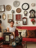 Na casa dela há modelos suíços, peruanos, dois mini-cucos holandeses, entre outros, que recebeu de amigos
