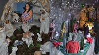 O presépio é um símbolo natalino muito presente em Votuporanga na casa de moradores e também nas paróquias (Fotos: A Cidade)