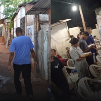 Hoje, o antigo ‘cativeiro’ foi transformado em uma espécie de igreja improvisada, bem no meio da favela (Foto: Reprodução)