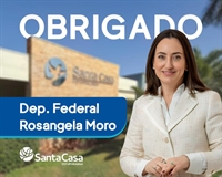 Mulher de Sergio Moro destina R$ 350 mil para a Santa Casa de Votuporanga