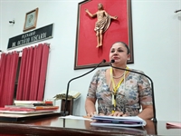 Sueli Friósi se revoltou ao ver os ataques a sua família e disse que pensou em renunciar, mas agora irá lutar com mais força (Foto: Câmara Votuporanga)