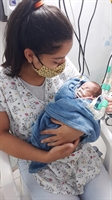 O tempo de permanência do abraço é relativo para cada caso (Foto: Santa Casa de Votuporanga)