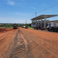 A Prefeitura de Votuporanga iniciou as obras de acesso à Arena Plínio Marin, concluindo uma série de investimentos no local (Foto: Prefeitura de Votuporanga)