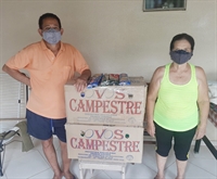 Os itens foram entregues para o Serviço de Nutrição e Dietética (Foto: Santa Casa de Votuporanga)