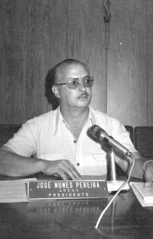 José Nunes Pereira - vereador e ex-residente da Câmara, foi reeleito em seguidas legislaturas se tornando um dos vereadores de mais tempo na Câmara.
