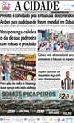 Capa do dia 11/10/2025