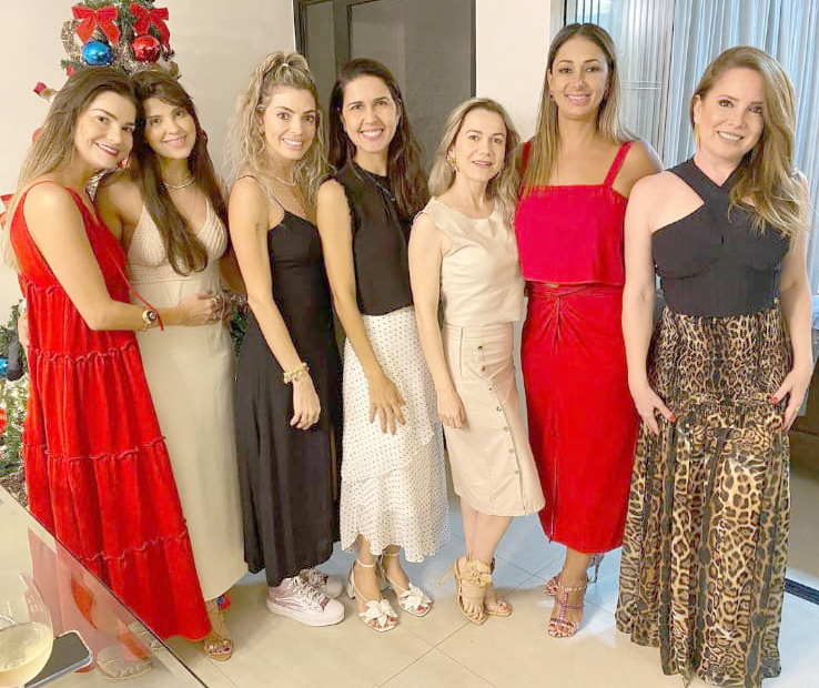 Final de ano se aproximando é o momento ideal para reunir as amigas e realizar a querida festinha de confraternização. E embaladas neste clima já de final de ano as amigas Mariana Marin, Natália Assis, Érika Oliveira, Fernanda Fernandes, Daniela Lepos, Cintia Lazari e Priscila Figueira, se reuniram para troca de afeto e conversas