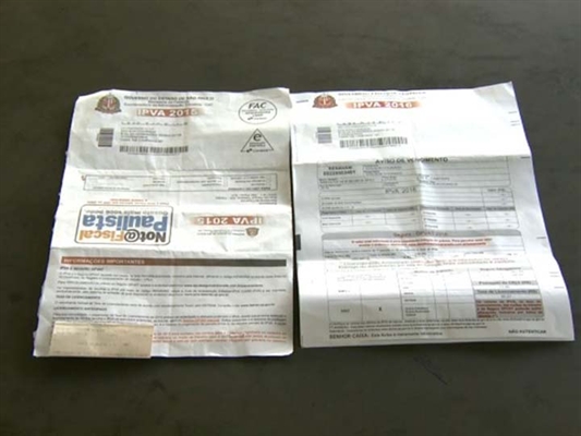 Boletos falsos de IPVA é motivo de alerta