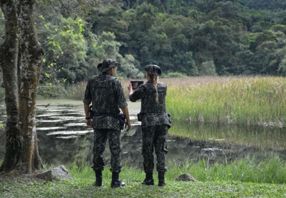 A Polícia Militar Ambiental inicia hoje as ações em alusão ao Dia Mundial do Meio Ambiente em toda a região (Foto: Reprodução/Polícia Ambiental)