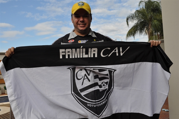 Caskinha levará bandeira e camiseta do CAV, tudo para dar sorte à Seleção na sexta-feira