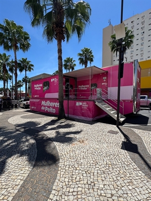 A unidade móvel ficará estacionada na rua Amazonas, nas proximidades da Concha Acústica. Foto: Prefeitura de Votuporanga