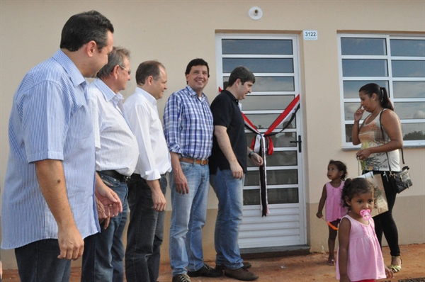 Casas foram entregues no dia 28 de novembro do ano passado com a presença de autoridades