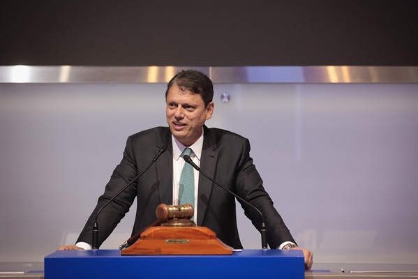 Governador Tarcísio de Freitas pode ser agraciado com o Título de Cidadão Votuporanguense  Foto: Paulo Gueretta / Governo do Estado de SP