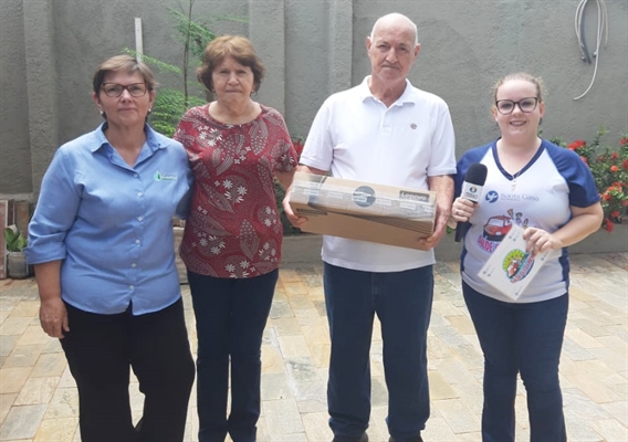 Neste mês, o sortudo da vez foi Antonio Thomazela (Foto: Santa Casa)